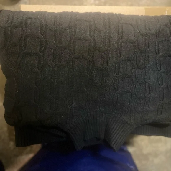 Express Black Cable-Knit Turtleneck Sweater - Picture 2 of 4